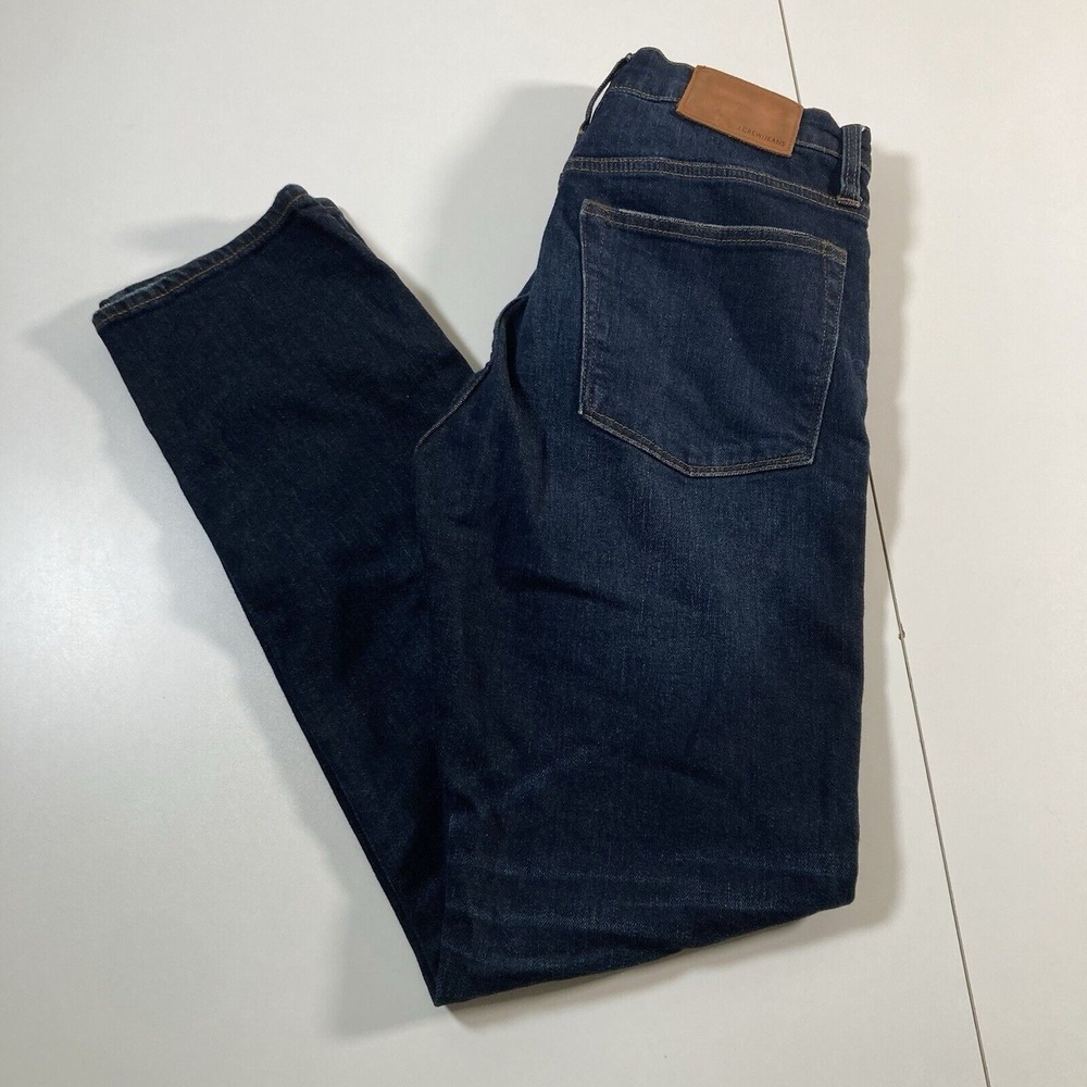 J Crew 770 Straight Jeans 30x31 Blue Kaihara Japanese Denim Dark (Tag 30x32)